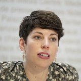 La conseillère aux Etats genevoise Lisa Mazzone (Verts) a eu une oreille attentive aux doléances des réfugiés.